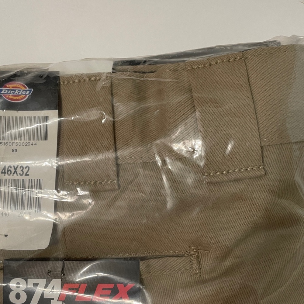 Dickies  46”X 32” 874 Flex Original Fit Work Pants - Khaki Desert Sand - Picture 6 of 11